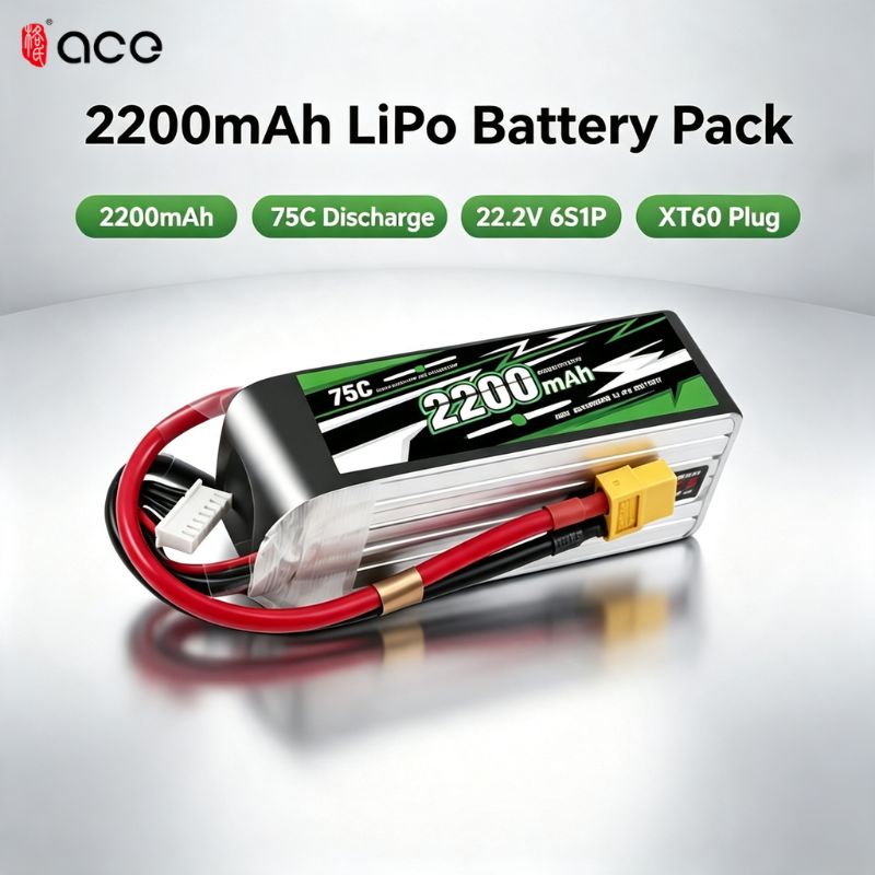 Drone Racing Battery - بطارية ليثيوم بوليمر جديدة Gens ACE