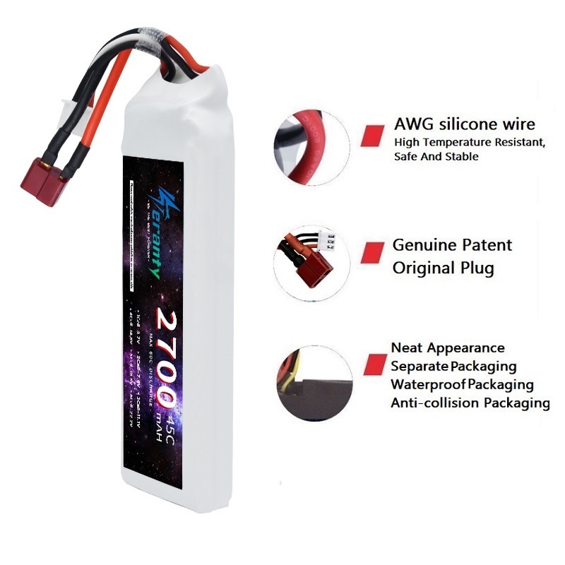 بطارية ليبو بمقبس T ، RC ، FPV - مراجعة Drone Racing Battery وسعره