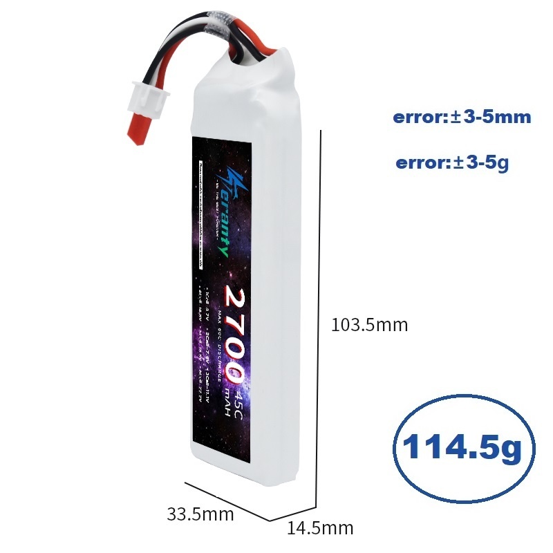 بطارية ليبو بمقبس T ، RC ، FPV - مراجعة Drone Racing Battery وسعره