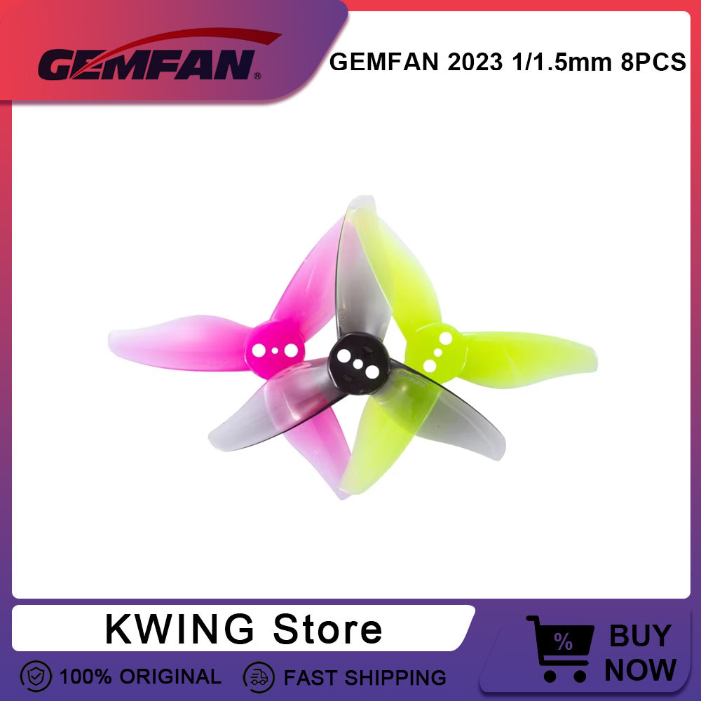 8 قطعة Gemfan إعصار 2023 2X2.3 - مراجعة Drone Racing Gate وسعره