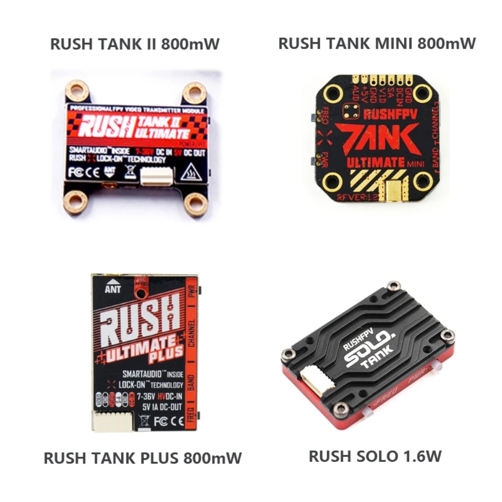 جهاز إرسال الفيديو RUSH TANK U - مراجعة Drone Racing Transmitter وسعره